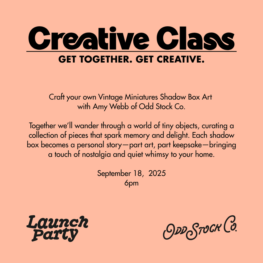 Creative Class: Vintage Miniatures Shadow Box