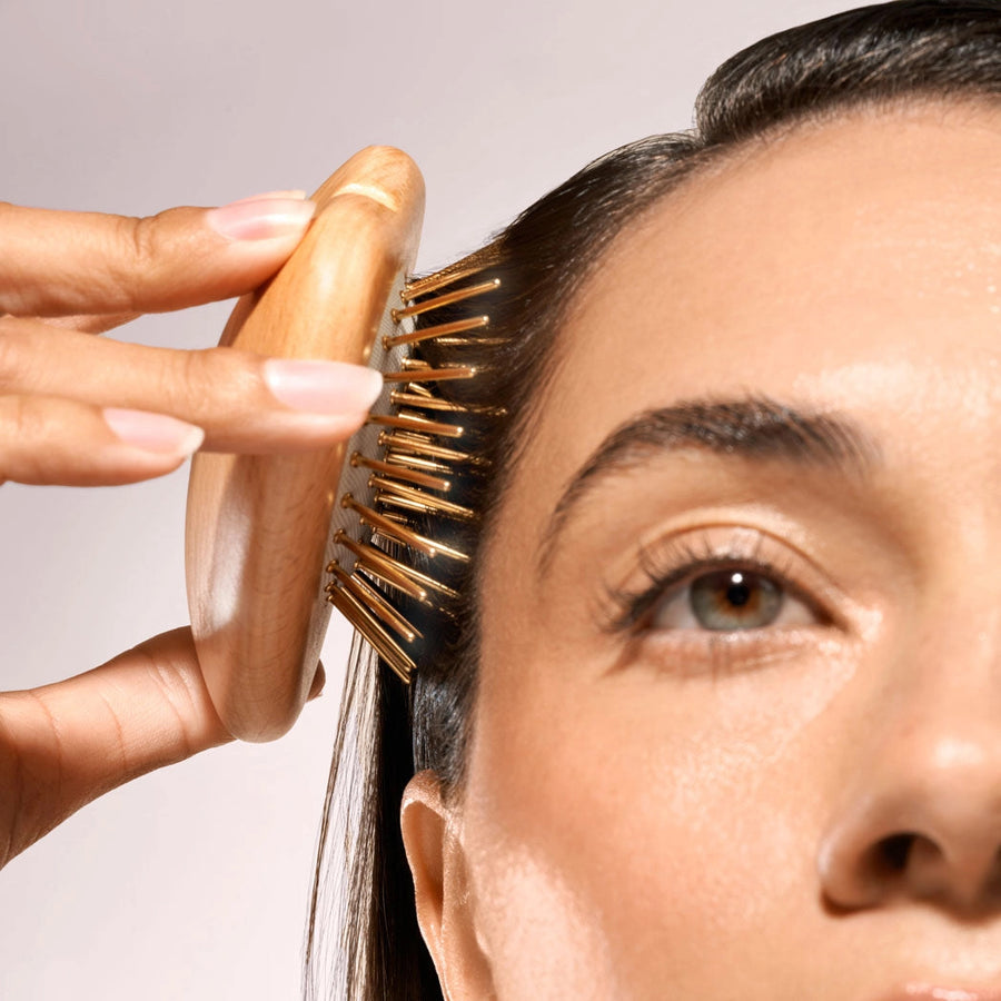 Gua Sha Hair & Scalp Brush Love Heart Edition