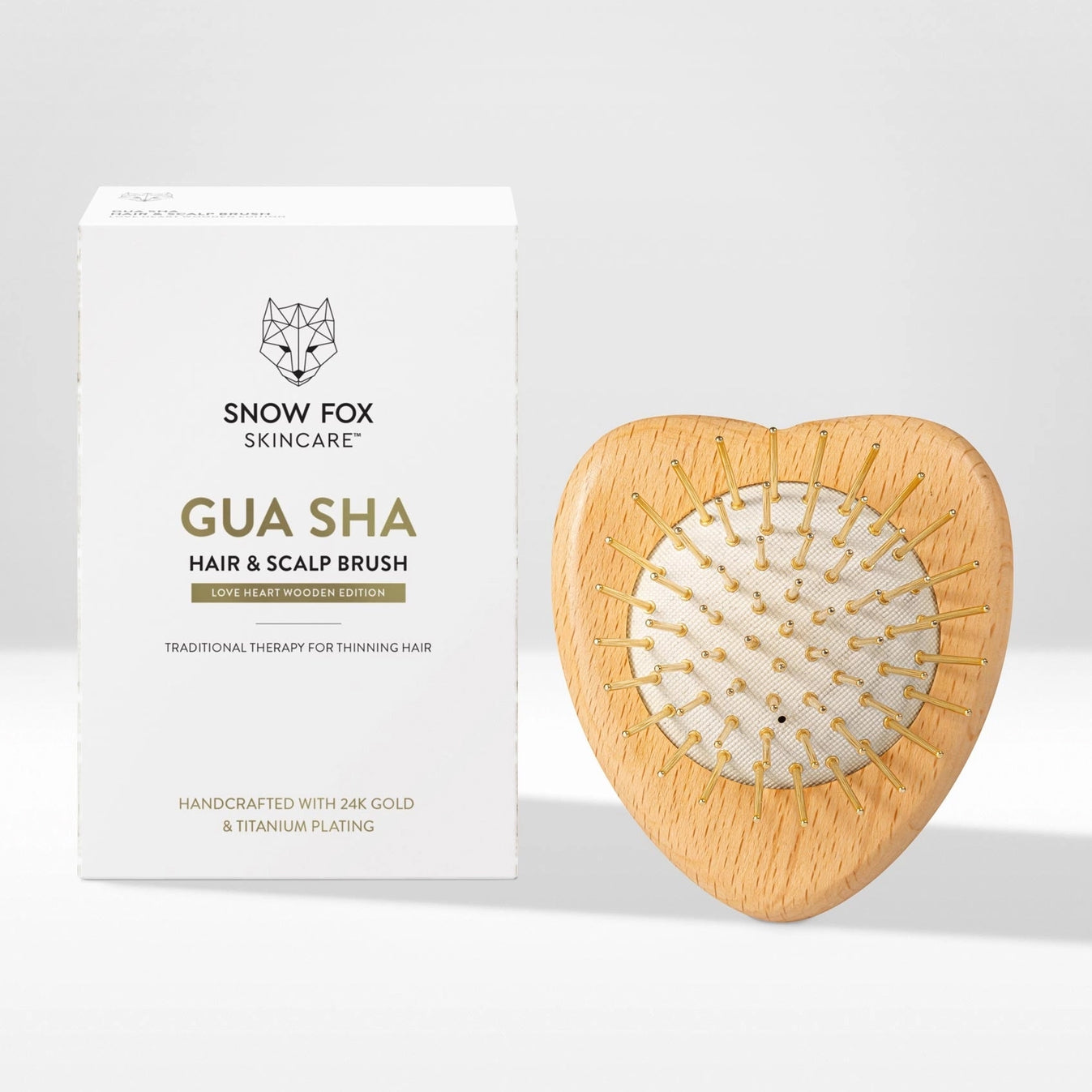 Snow Fox Skincare Gua Sha Hair & Scalp Brush – Launch Party