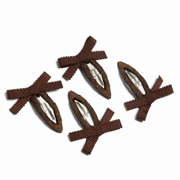 Mini Bow Snap Clips