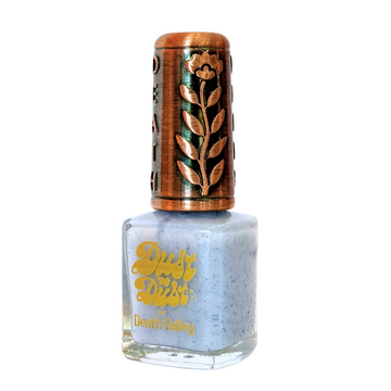 Mother of Pearl + Bluestone Dust to Dust Nail Polish