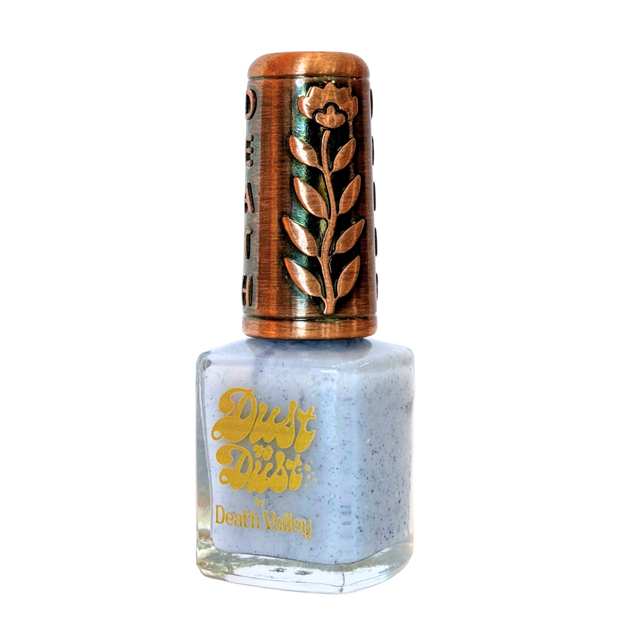 Mother of Pearl + Bluestone Dust to Dust Nail Polish