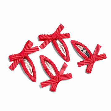 Mini Bow Snap Clips