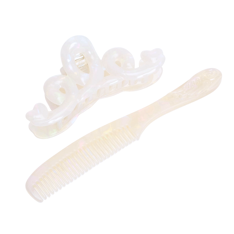 Claw and Comb Giftset in Angel