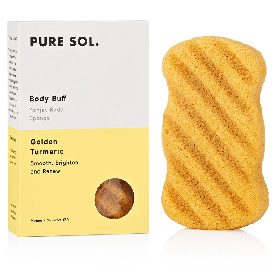 Golden Turmeric Body Buff Konjac Sponge
