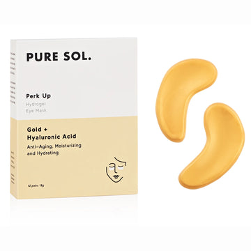 Perk Up Gold + Hyaluronic Acid Hydrogel Eye Mask 12-Pack
